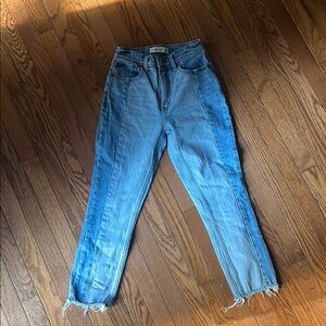 American Eagle Outfitters Blue Ankle Cropped Jeans - 24